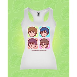 Camiseta Fab4 Mujer Tirantes